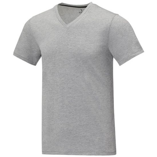 Somoto Мужская футболка с коротким рукавом и V-образным вырезом