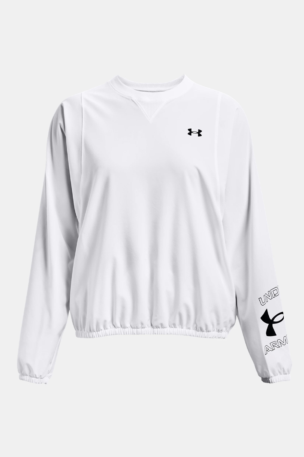 Свитшот женский Under Armour UA Woven Graphic Crew-White