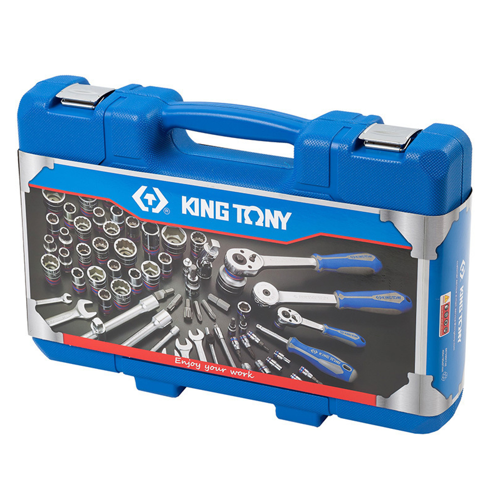 KING TONY (7596MR) Набор инструментов универсальный, 96 предметов