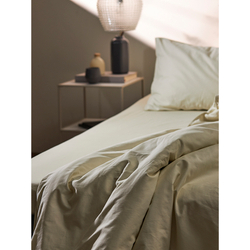 Простыня на резинке 180x200x30см Tkano Essential серо-бежевая tk23-fs0006