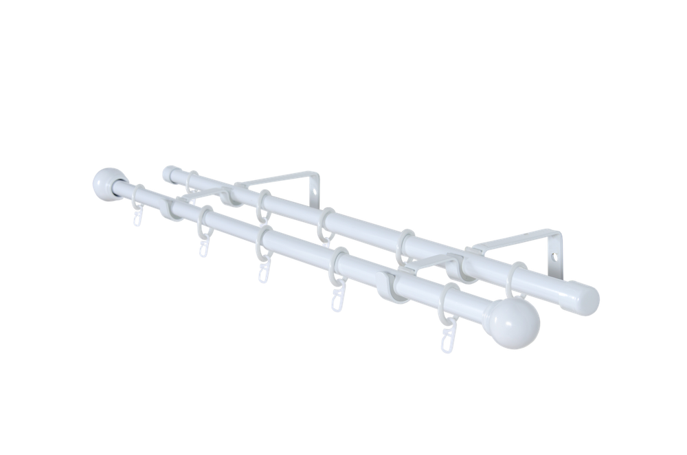 карниз кованный двухрядный "ТЕЛЕСКОП "