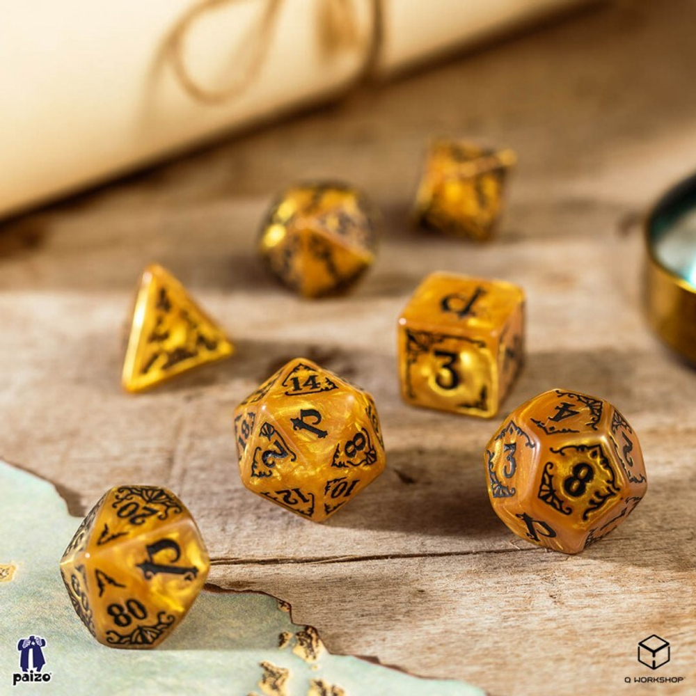 Набор кубиков Q WORKSHOP Pathfinder Dice Set: Azlant