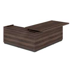 RF.102R.DA.DA / Стол для руководителя, правый 2050х1850х750 мм / столешница: дуб адриа, основание стола: дуб адриа