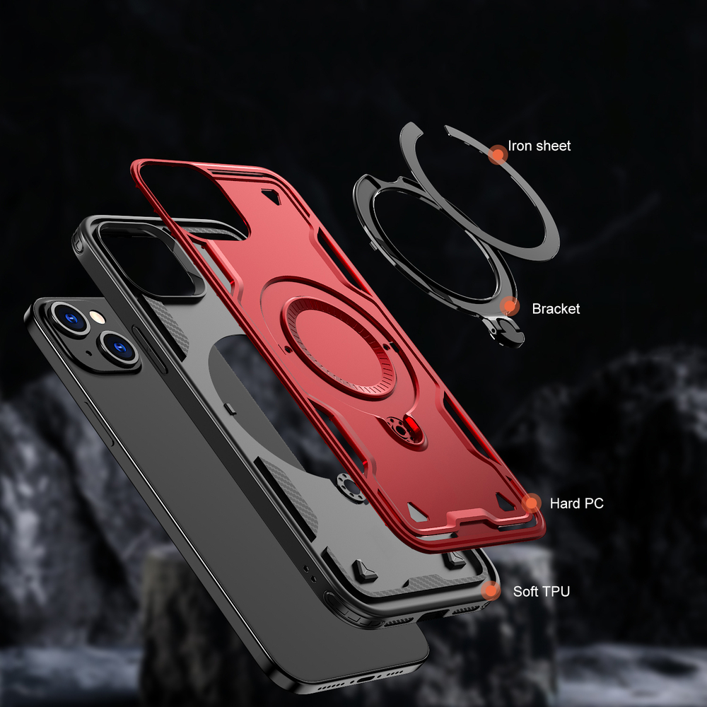Чехол Magneto Case с кольцом для iPhone 15