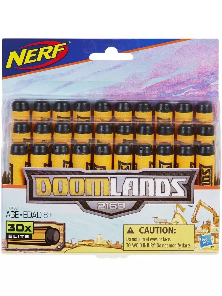 Патроны пули для бластеа Нерф Думлэндс 30 стрел B3190