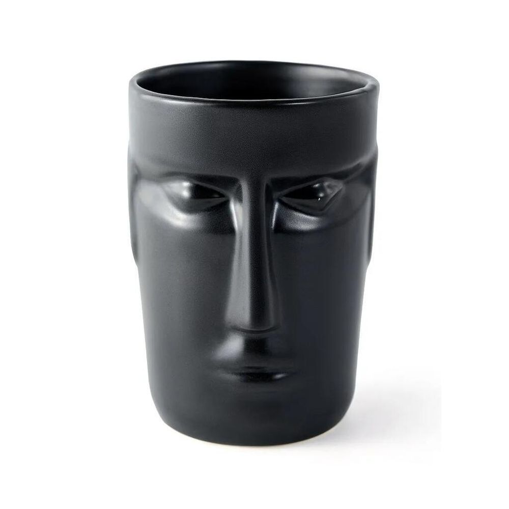 Бокал стакан для коктейля 550 мл "Тики" d 9 см h12,7 см черный керамика B'Guys P.L.- Barbossa