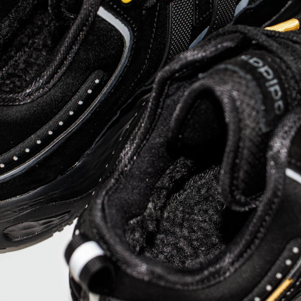 кроссовки Adidas Niteball Black / Yellow Winter