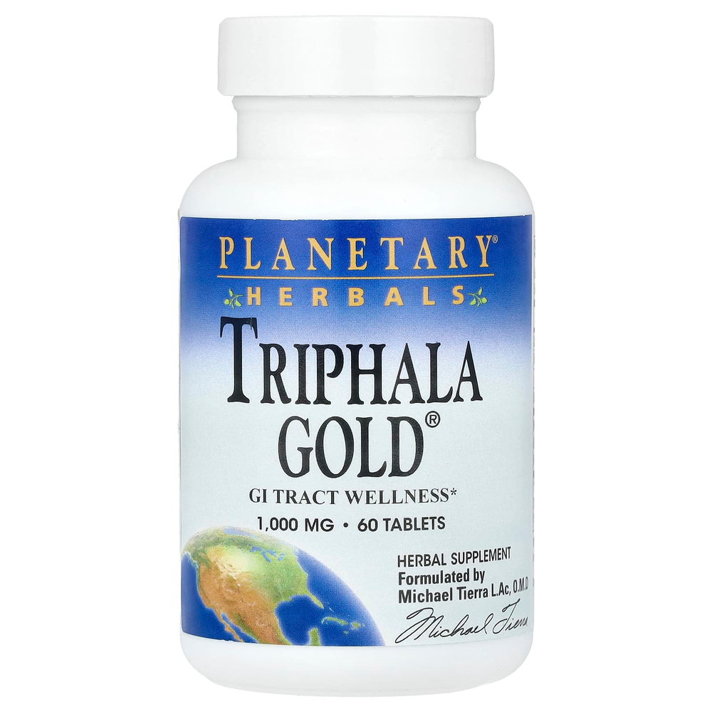 Planetary Herbals, Triphala Gold®, 60 таблеток