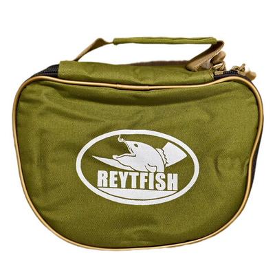 Сумка для рыболовных катушек REYTFISH зеленая
