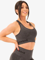 Топ RYDERWEAR Staples Seamless Sports Bra Charcoal