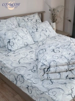 Простыня евро 240х220 см, 100% хлопок