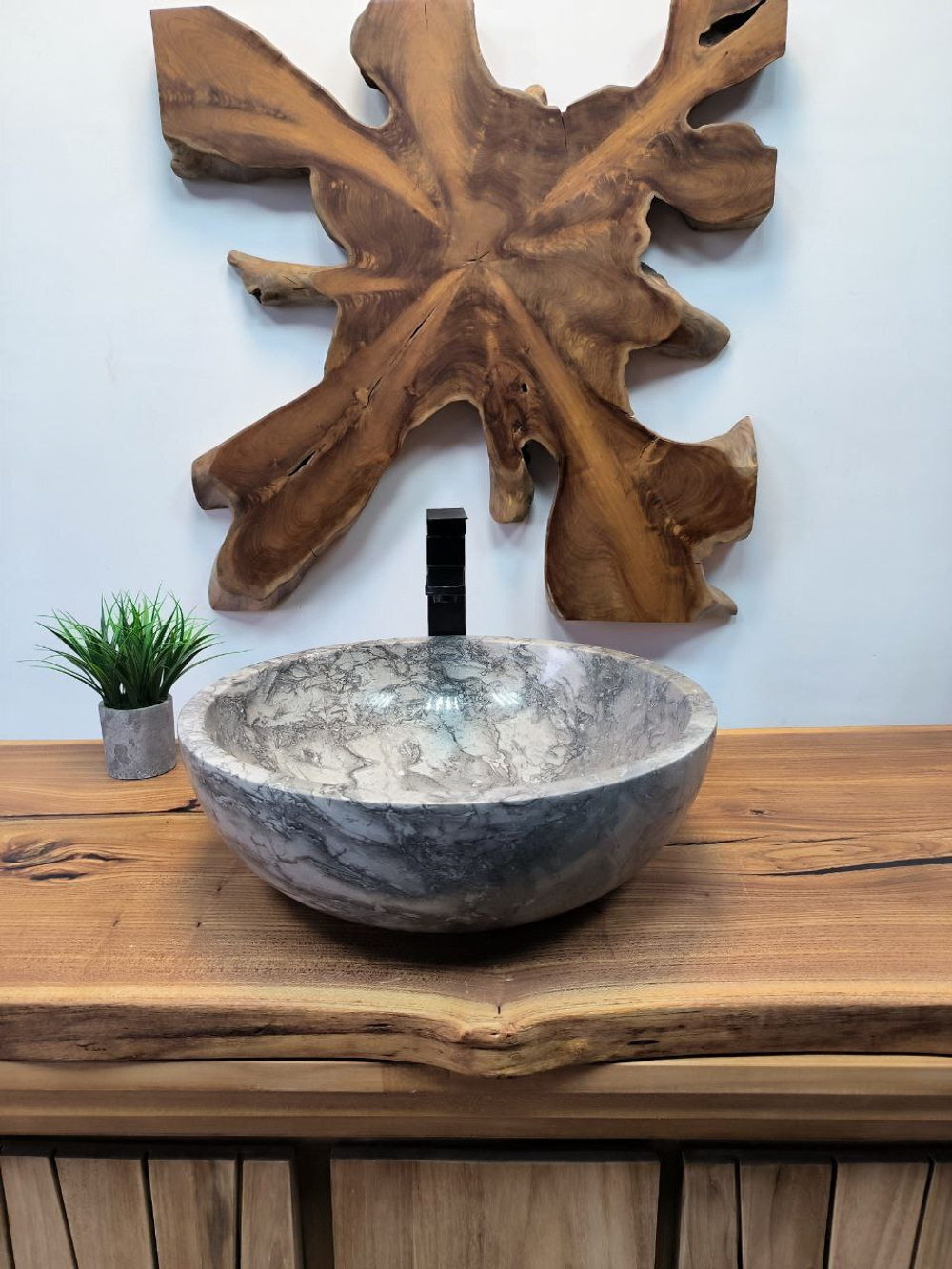 Раковина из мрамора Bowl Doreng BM-65708 45*45*15 из натурального камня