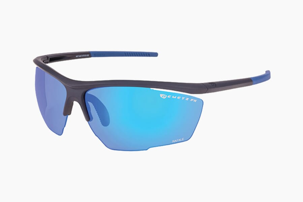 Спортивные очки с диоптриями Demetz Relief L / Matte Black / Matte Navy 67-13 Grey Yellow Photochromic Cat.3