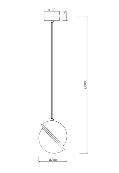 Подвесной светильник Freya Element FR5181PL-01CH