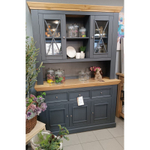 Буфет «Форест» большой серый 7012/бейц-масло