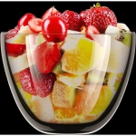 Салатница стеклянная с двойными стенками 500мл Fresco «Marmiton»