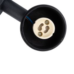 UUL-S21С-35W-GU10 IP65 BLACK Светильник уличный. под лампу GU10. Архитектурный накладной. Корпус черный. TM Uniel