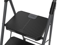 Стремянка Stable, 3 ступени, 1 м, черная