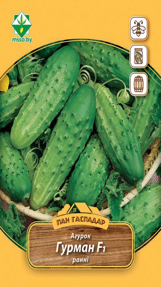 Огурец "Гурман F1 (Пан Гаспадар)" 3г, Молдова.