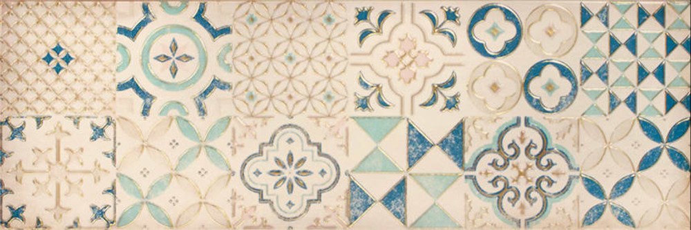 Декор настенный Парижанка 1664-0179 20x60 многоцветный LB-Ceramics
