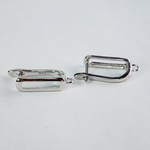 Ювелирные швензы, английский замок, родий, люкс фурнитура