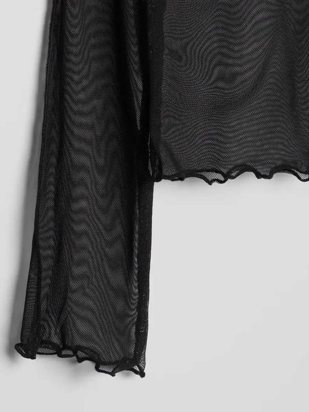 Лонгслив для девочки прозрачный и топ