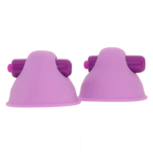 Виброприсоски-стимуляторы на соски PipeDream Fantasy for Her Vibrating Nipple Suck Purple 492012