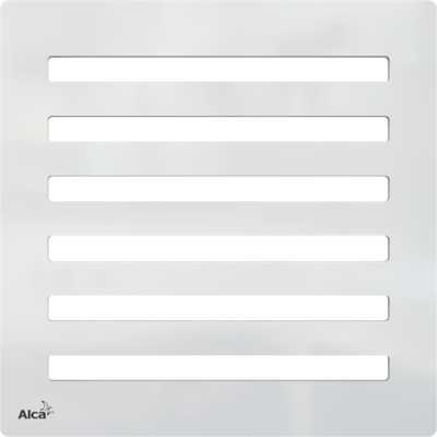 Дизайн решетка 102 ? 102 ? 5 латунь – хром AlcaPlast MPV003