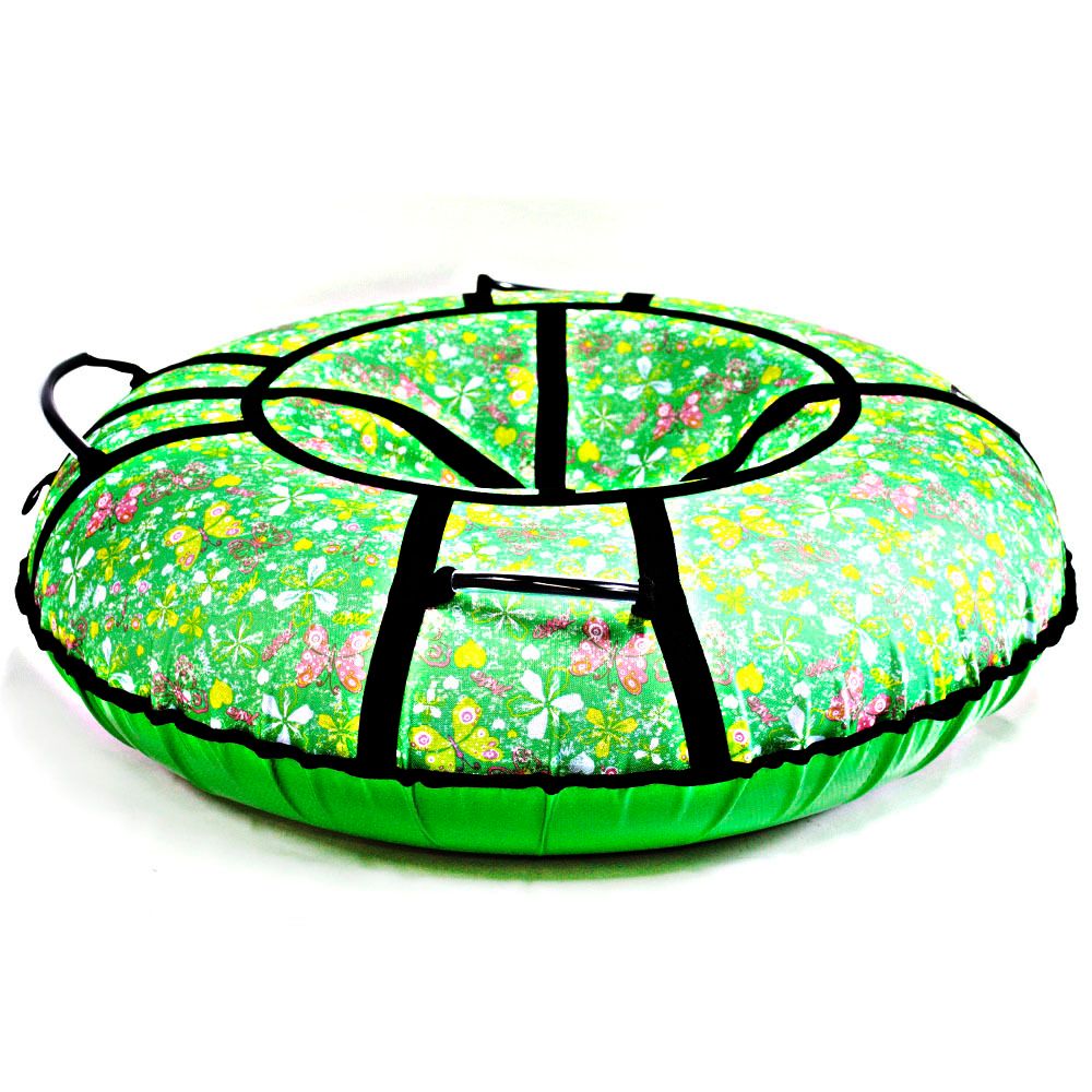 Тюбинг Hubster Люкс Pro Бабочки зеленые