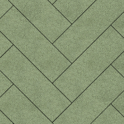 Тротуарная плитка ПРЯМОУГОЛЬНИК 600х200 мм - Гранит Зеленый