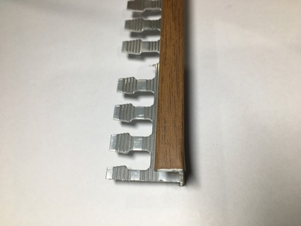 АЛТПг 12мм "DO-1" 2,7м Орех окантов. гиб. ламинир. алюм.