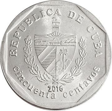 50 сентаво 1994-2018 Куба
