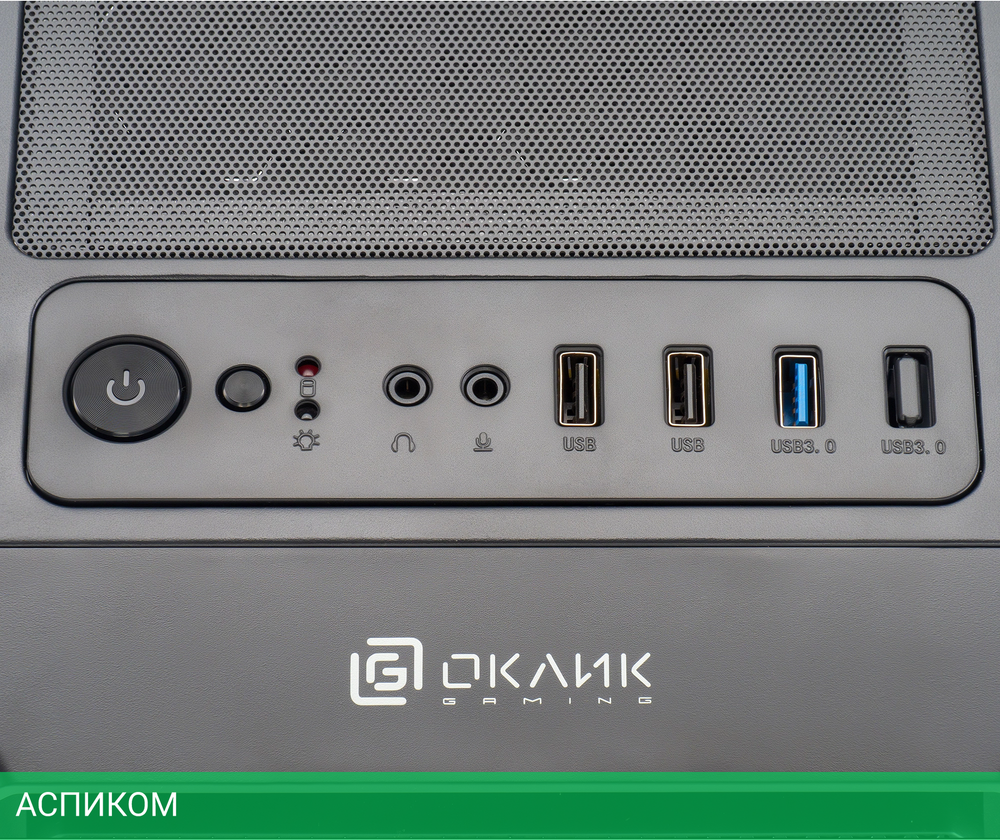 Корпус Oklick OCC-MD301 черный без БП