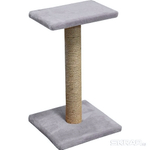 Когтеточка с полкой-лежанкой 30*30*54 см