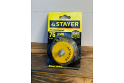 Щетка MASTER чашечная для дрели (75 мм) STAYER 35118-075_z01