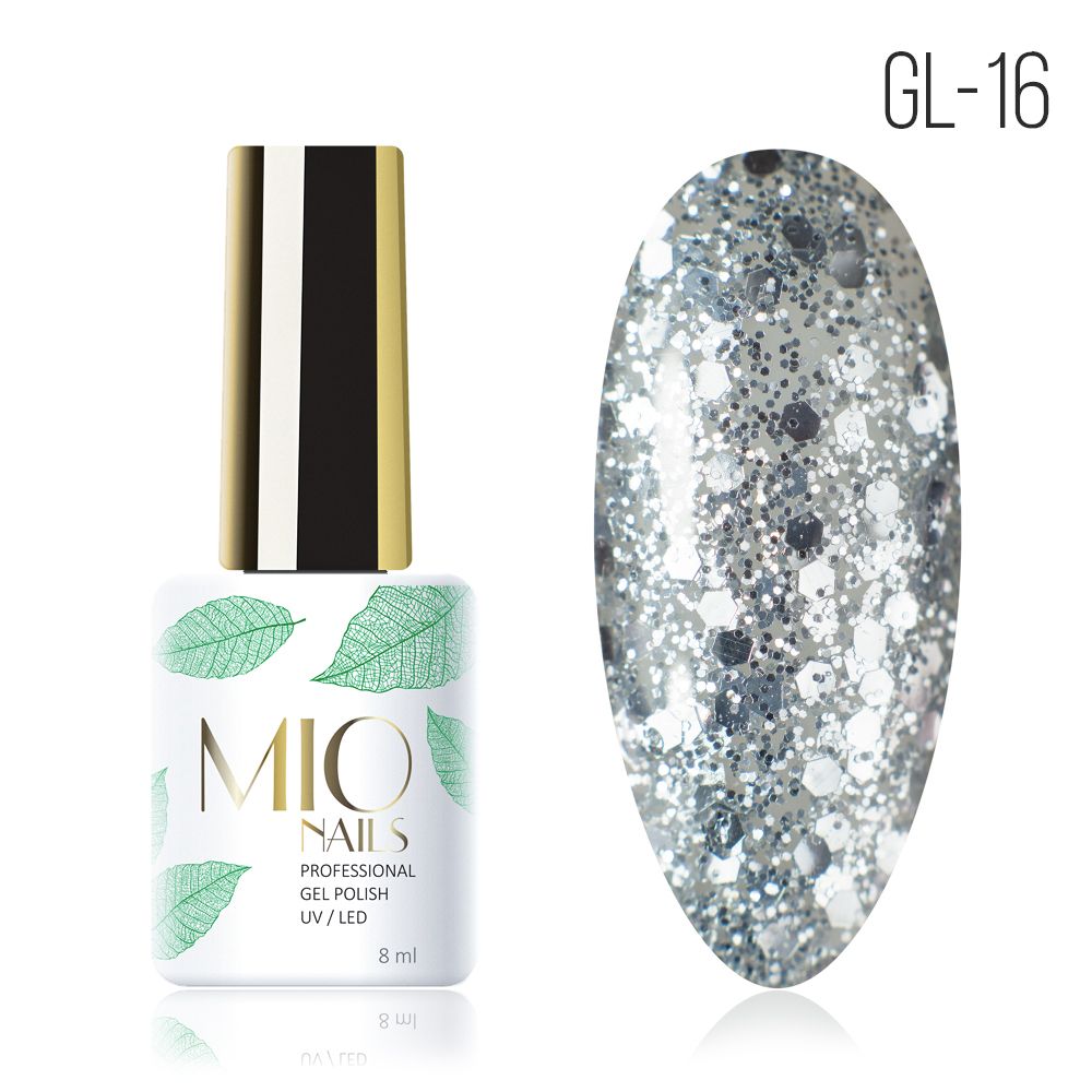 Mio Nails GL-16 Горный хрусталь, 8 мл