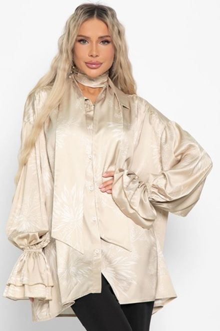 Блуза Присцилла (бежевая) Б14951-5М LT Collection