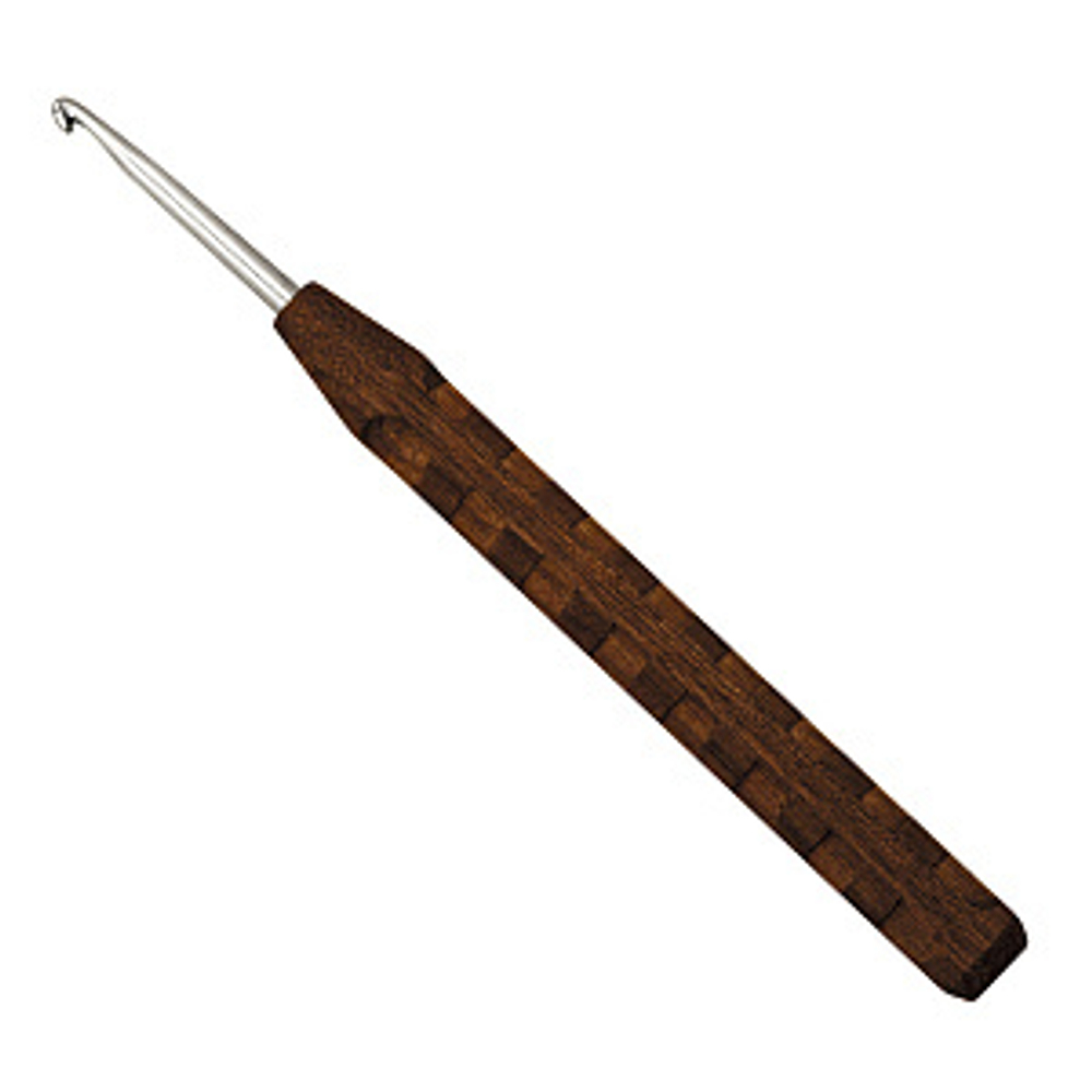 Крючок, вязальный с ручкой из грецкого ореха addiNature Walnut Wood №5, 16 см