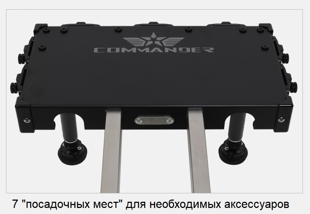 Рыболовный стул COMMANDER (стул + эксклюзивная сумка для перевозки и хранения)