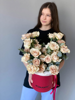 Коробка с розами