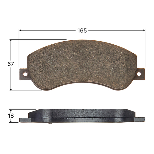 Колодки тормозные дисковые Avantech передние AV2003