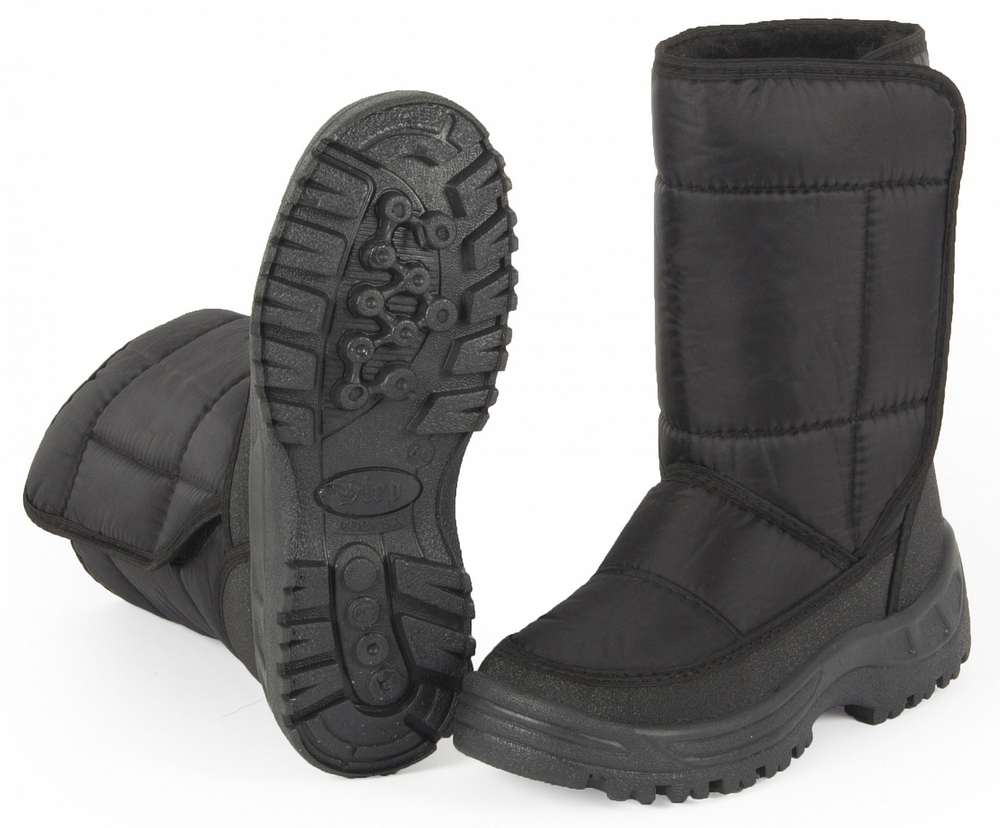 Сапоги женские Дутые Аляска ПВХ Step (арт.12-51-5), черный