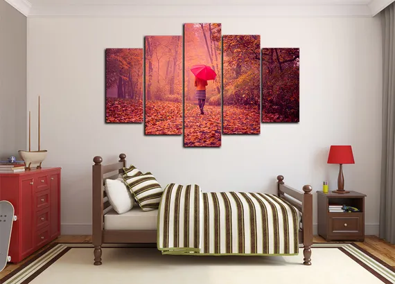 Модульная картина "Золотая осень"