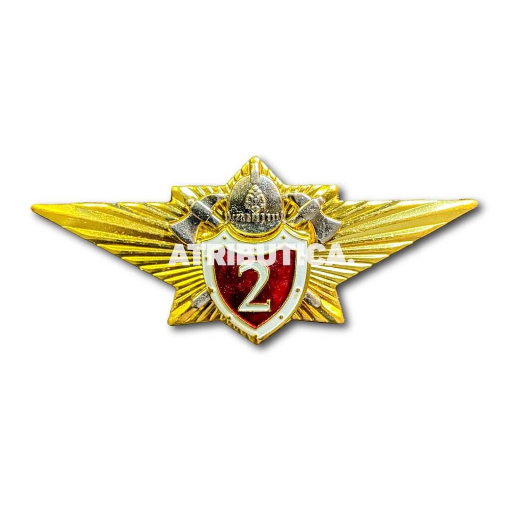 Знак Нагрудный Классность Офицерского Состава МЧС 2 Класс | ATRIBUTICASTORE.RU