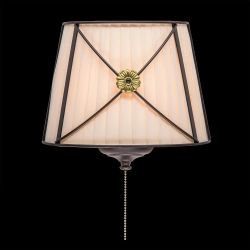 Citilux Дрезден CL409321 Бра с бежевым абажуром и выключателем