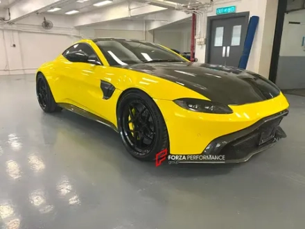 Карбоновая губа переднего бампера для ASTON MARTIN VANTAGE AM6 2018 - 2024 Астон Мартин