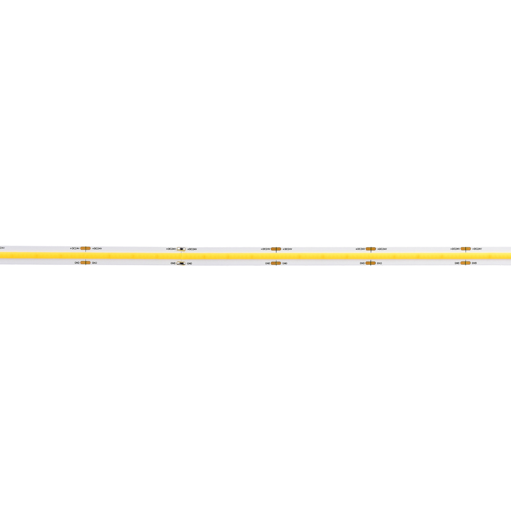 Светодиодная лента 24V 508 led/m 12W/m COB 930 Lm/m 3000K IP20, 5000×10 мм