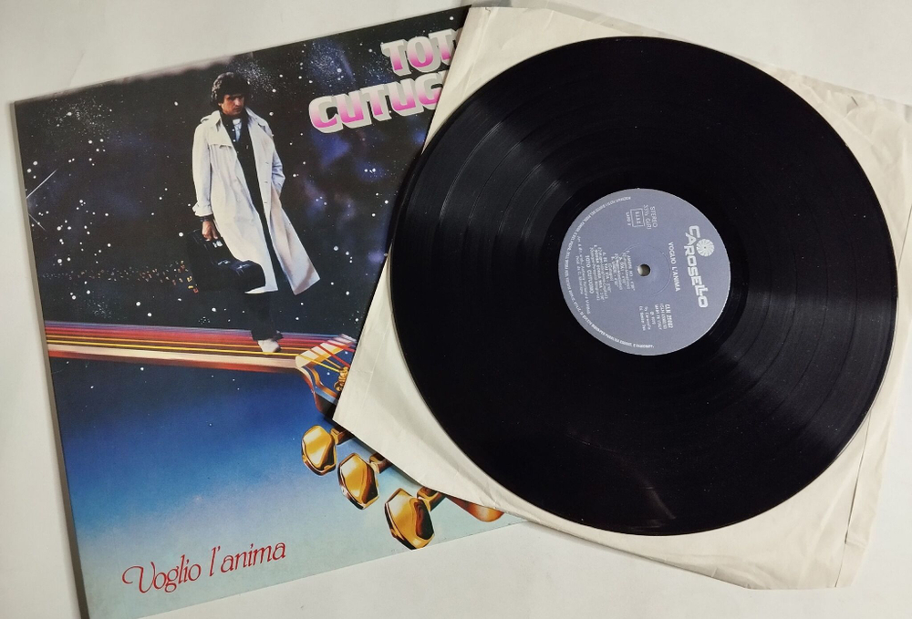 Винтажная виниловая пластинка LP Toto Cutugno Voglio Lanima (Italy 1979)