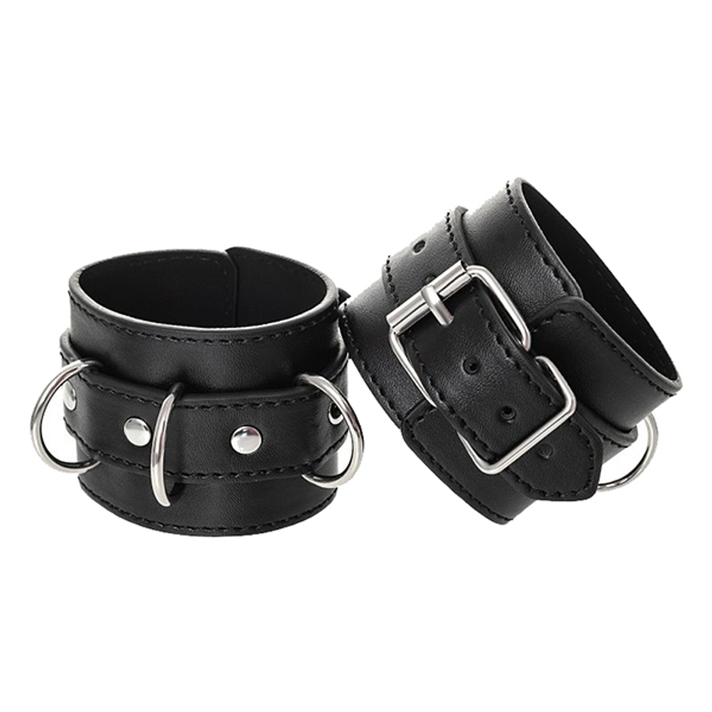 Черные наручники на сцепке ToyFa Anonymo 310103