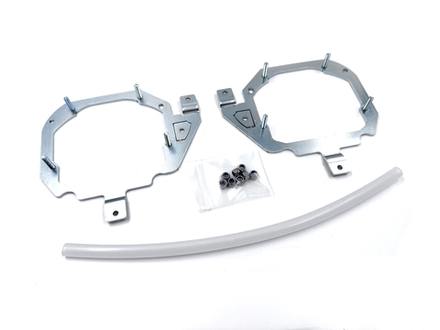 Toyota Land Cruiser Prado 150 (2017-2022) LED Тип 3 переходные рамки для замены линз (комплект, 2шт)